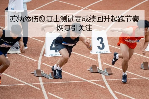 苏炳添伤愈复出测试赛成绩回升起跑节奏恢复引关注